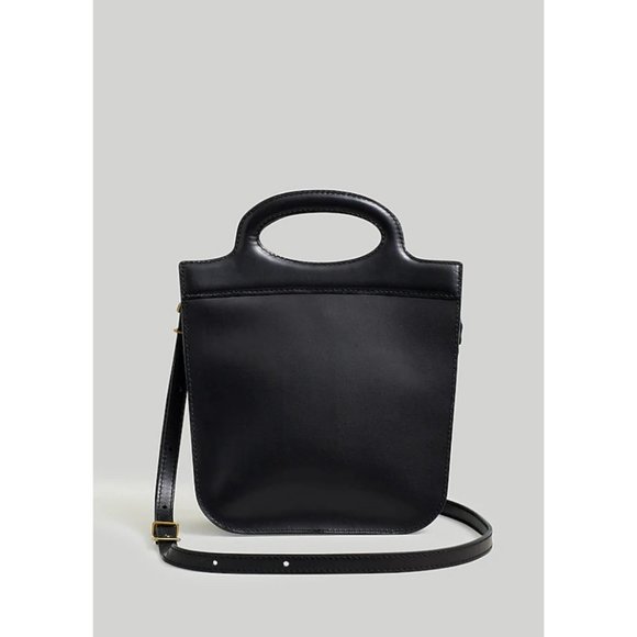 Madewell Handbags - Madewell $158 The Toggle Crossbody Bag in Leather Black NM953 D